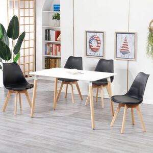 Isabelline Cosimo Upholstered Dining Chair Black 83cm H X 49cm W X 42cm D Isabelline Cosimo Upholstered Dining Chair Black 83cm H X 49cm W X 42cm D