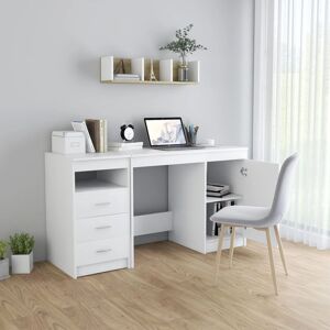 Ebern Designs Hery 140Cm Rectangular Writing Desk White 76cm H X 140cm W X 50cm D Ebern Designs Hery 140Cm Rectangular Writing Desk White 76cm H X 140cm W X 50cm D