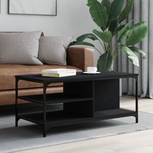 Borough Wharf Dipali Coffee Table with Storage Black 45cm H X 100cm W X 50cm D Borough Wharf Dipali Coffee Table with Storage Black 45cm H X 100cm W X 50cm D