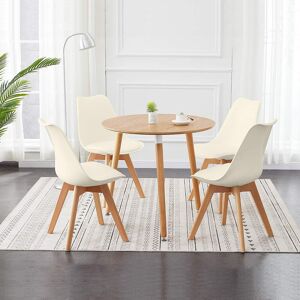 Fjørde & Co Rafe Upholstered Dining Chair White 83cm H X 54cm W X 48cm D Fjørde & Co Rafe Upholstered Dining Chair White 83cm H X 54cm W X 48cm D