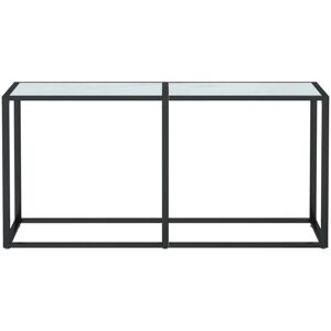 Ebern Designs Hefling Console Table White Marble 75.5 H x 160 W x 35 D cm Ebern Designs Hefling Console Table White Marble 75.5 H x 160 W x 35 D cm