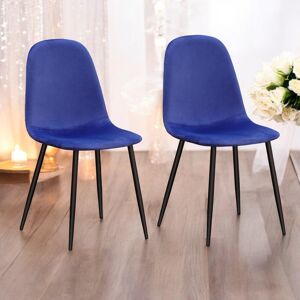 Fairmont Park Set of 2 Fabela Upholstered Dining Chairs Blue 87.5cm H X 44cm W X 40cm D Fairmont Park Set of 2 Fabela Upholstered Dining Chairs Blue 87.5cm H X 44cm W X 40cm D