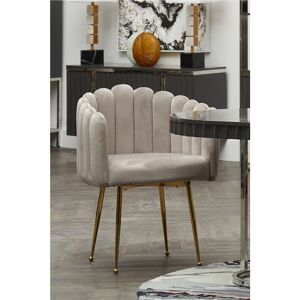 Canora Grey Aili Upholstered Dining Chair Golden 61cm H X 60cm W X 63cm D Canora Grey Aili Upholstered Dining Chair Golden 61cm H X 60cm W X 63cm D