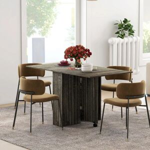 Latitude Run Extendable Drop Leaf Table Grey Latitude Run Extendable Drop Leaf Table Grey