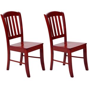 Marlow Home Co. Side chair Set Surrey of Solid Wood Mahogany 75cm H X 45cm W X 60cm D Marlow Home Co. Side chair Set Surrey of Solid Wood Mahogany 75cm H X 45cm W X 60cm D