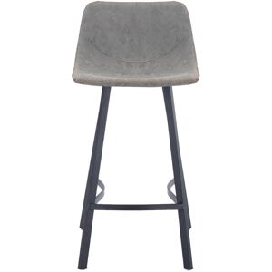 Borough Wharf Banaz 66.00cm Stool Grey 82.50cm H X 42cm W X 47cm D Borough Wharf Banaz 66.00cm Stool Grey 82.50cm H X 42cm W X 47cm D