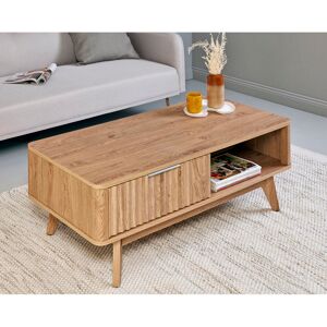 George Oliver Yaelle 4 Legs Coffee Table Brown 40cm H X 110cm W X 55cm D George Oliver Yaelle 4 Legs Coffee Table Brown 40cm H X 110cm W X 55cm D