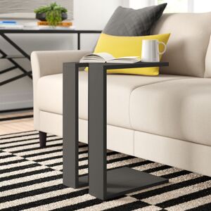 Zipcode Design Madelyn Modern Compact C Shape Side Table Anthracite 57cm H X 30cm W X 40cm D Zipcode Design Madelyn Modern Compact C Shape Side Table Anthracite 57cm H X 30cm W X 40cm D