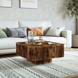 Ivy Bronx Etana Pedestal Coffee Table Smoked Oak 31.5cm H X 60cm W X 60cm D Ivy Bronx Etana Pedestal Coffee Table Smoked Oak 31.5cm H X 60cm W X 60cm D