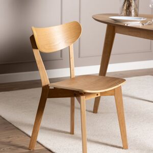 Latitude Run Roxby Dining Chairs Oak 79.5cm H X 45cm W X 55cm D Latitude Run Roxby Dining Chairs Oak 79.5cm H X 45cm W X 55cm D