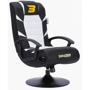 Brayden Studio BraZen Pride 2.1 Bluetooth Surround Sound Gaming Chair - Pledger Black/White 233.68cm H X 137.16cm W X 116.84cm D Brayden Studio BraZen Pride 2.1 Bluetooth Surround Sound Gaming Chair - Pledger Black/White 233.68cm H X 137.16cm W X 116.84cm D