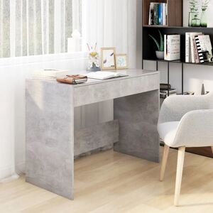 Ebern Designs Gargiulo Desk Concrete Grey 76.5cm H X 101cm W X 50cm D Ebern Designs Gargiulo Desk Concrete Grey 76.5cm H X 101cm W X 50cm D