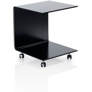 Ebern Designs Coffee Table With Wheels Edds Black 50cm H X 42cm W X 42cm D Ebern Designs Coffee Table With Wheels Edds Black 50cm H X 42cm W X 42cm D