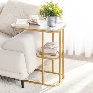 Fairmont Park Side Table Weiß/Grau 58cm H X 50cm W X 30cm D Fairmont Park Side Table Weiß/Grau 58cm H X 50cm W X 30cm D