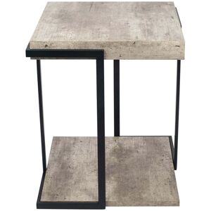 Borough Wharf Kepler Side Table Grey 129.54cm H X 106.68cm W X 106.68cm D Borough Wharf Kepler Side Table Grey 129.54cm H X 106.68cm W X 106.68cm D