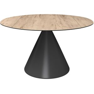 Ivy Bronx Avaeyah Round 135cm Extendable Dining Table Wood Look Ivy Bronx Avaeyah Round 135cm Extendable Dining Table Wood Look