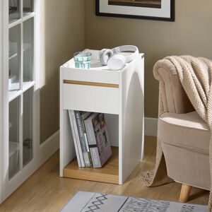 17 Stories Bedside Table Nightstand Sofa Side Table End Table Telephone Table White 17 Stories Bedside Table Nightstand Sofa Side Table End Table Telephone Table White