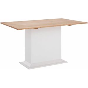 Brambly Cottage Rosa Dining Table white 75.0 H x 140.0 W x 90.0 D cm