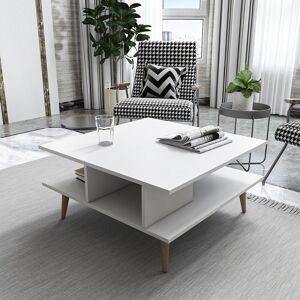 Blue Elephant Akya Coffee Table with Storage White 44cm H X 89cm W X 89cm D Blue Elephant Akya Coffee Table with Storage White 44cm H X 89cm W X 89cm D
