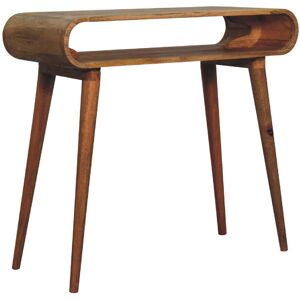 Alpen Home Bansom 90Cm Solid Wood Console Table Beige 80cm H X 90cm W X 35cm D Alpen Home Bansom 90Cm Solid Wood Console Table Beige 80cm H X 90cm W X 35cm D