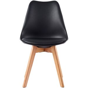 Corrigan Studio Knaresborough Side Chair Black 82cm H X 44cm W X 50cm D Corrigan Studio Knaresborough Side Chair Black 82cm H X 44cm W X 50cm D