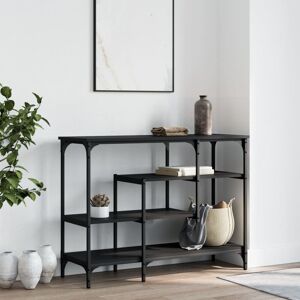 Borough Wharf Hartsell 100cm Console Table Black 75cm H X 100cm W X 35cm D Borough Wharf Hartsell 100cm Console Table Black 75cm H X 100cm W X 35cm D
