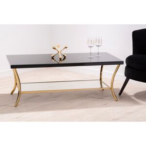 Canora Grey Bremond Coffee Table Black 45cm H X 120cm W X 60cm D Canora Grey Bremond Coffee Table Black 45cm H X 120cm W X 60cm D