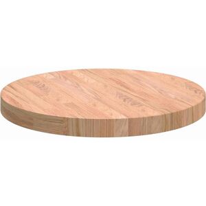 Alpen Home Table Top Other Dark Brown Diameter 60 X 2.5 Cm Solid Oak Wood Light Brown 4cm H x 50cm W x 50cm D Alpen Home Table Top Other Dark Brown Diameter 60 X 2.5 Cm Solid Oak Wood Light Brown 4cm H x 50cm W x 50cm D