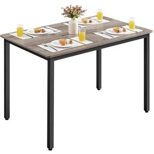 Borough Wharf Adrey 110 L x 70 W Dining Table Greige Borough Wharf Adrey 110 L x 70 W Dining Table Greige