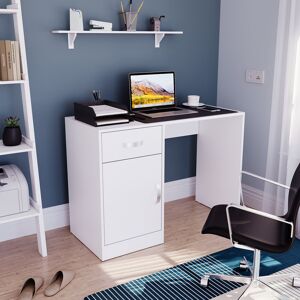 Latitude Run Muskoka Hudson Desk White 72cm H X 100cm W X 44cm D Latitude Run Muskoka Hudson Desk White 72cm H X 100cm W X 44cm D