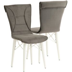 Fairmont Park Regis Upholstered Dining Chair Grey 89cm H X 45cm W X 44cm D Fairmont Park Regis Upholstered Dining Chair Grey 89cm H X 45cm W X 44cm D