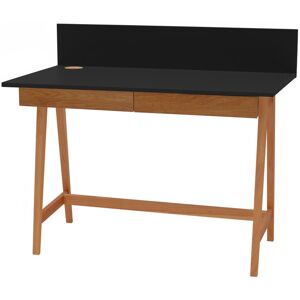 Brayden Studio Sondra Desk Black/Oak 94cm H x 110cm W x 50cm D Brayden Studio Sondra Desk Black/Oak 94cm H x 110cm W x 50cm D