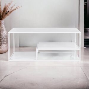 17 Stories Lohner Coffee Table with Storage White 40.6cm H X 101.6cm W X 50.8cm D 17 Stories Lohner Coffee Table with Storage White 40.6cm H X 101.6cm W X 50.8cm D