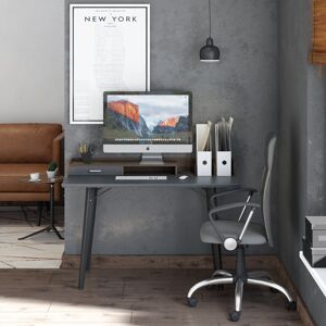 Borough Wharf Gilbreath Writing Desk Charcoal Grey/Walnut 90cm H X 120cm W X 60cm D Borough Wharf Gilbreath Writing Desk Charcoal Grey/Walnut 90cm H X 120cm W X 60cm D
