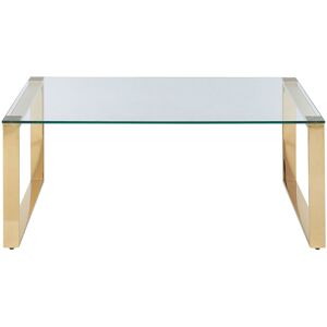 Metro Cambrey Sled Coffee Table Gold 40cm H X 50cm W X 100cm D Metro Cambrey Sled Coffee Table Gold 40cm H X 50cm W X 100cm D