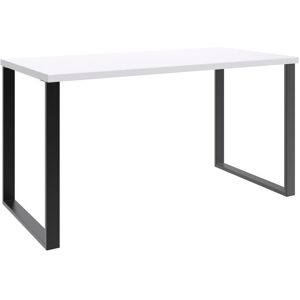 17 Stories Nadica Rectangle Writing Desk White 75cm H x 140cm W x 70cm D 17 Stories Nadica Rectangle Writing Desk White 75cm H x 140cm W x 70cm D