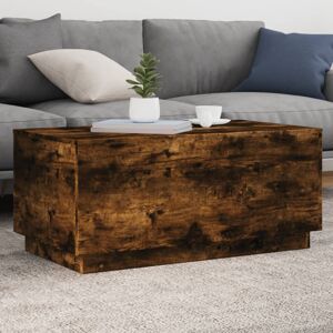 Metro Lane Coffee Table With LED Lights 90X50x40 Cm Smoked Oak 40cm H X 90cm W X 50cm D Metro Lane Coffee Table With LED Lights 90X50x40 Cm Smoked Oak 40cm H X 90cm W X 50cm D