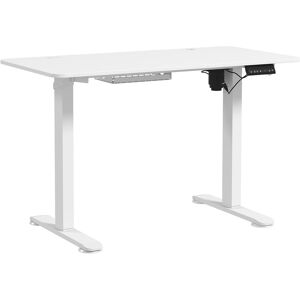 Latitude Run Exeter 120cm W Height Adjustable Rectangle Standing Desk White 120cm W X 60cm D Latitude Run Exeter 120cm W Height Adjustable Rectangle Standing Desk White 120cm W X 60cm D