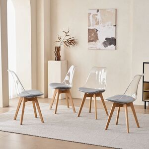 Norden Home Huron Solid Wood Dining Chair Grey 83cm H X 49cm W X 42cm D Norden Home Huron Solid Wood Dining Chair Grey 83cm H X 49cm W X 42cm D