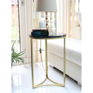 Fairmont Park Adwolf Side Table Black/White 57cm H X 40cm W X 40cm D Fairmont Park Adwolf Side Table Black/White 57cm H X 40cm W X 40cm D