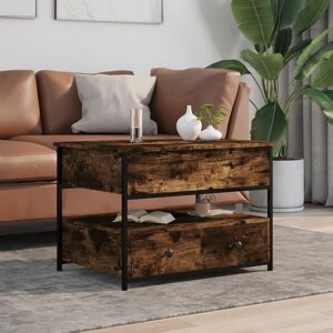 Borough Wharf Addisin Lift Top Four Leg Coffee Table with Storage Smoked Oak 50cm H X 70cm W X 50cm D Borough Wharf Addisin Lift Top Four Leg Coffee Table with Storage Smoked Oak 50cm H X 70cm W X 50cm D