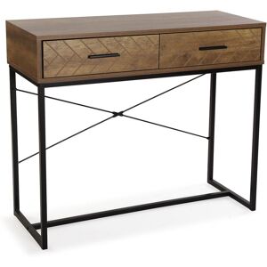 Borough Wharf Annecliffe 90Cm Console Table Brown 76cm H X 90cm W X 35cm D Borough Wharf Annecliffe 90Cm Console Table Brown 76cm H X 90cm W X 35cm D