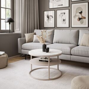 Latitude Run Amolika Coffee Table Marmur Levanto/Marmur 42cm H X 60cm W X 60cm D Latitude Run Amolika Coffee Table Marmur Levanto/Marmur 42cm H X 60cm W X 60cm D