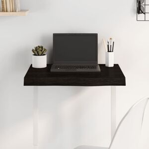 Alpen Home Table Top Solid Wood Oak Dark Brown 50cm H x 60cm W x 6cm D Alpen Home Table Top Solid Wood Oak Dark Brown 50cm H x 60cm W x 6cm D