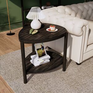 Brayden Studio Water Drop-Shaped End Table Iron Black 63.3cm H X 73.4cm W X 63cm D Brayden Studio Water Drop-Shaped End Table Iron Black 63.3cm H X 73.4cm W X 63cm D