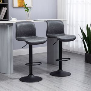 Ebern Designs Joneer Height Adjustable Bar Stool Grey 42cm W X 39cm D Ebern Designs Joneer Height Adjustable Bar Stool Grey 42cm W X 39cm D