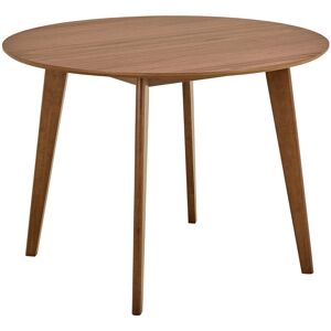 George Oliver Roxby Round Dining Table in Walnut 140x76cm Walnut 76cm H x 105cm L x 105cm W George Oliver Roxby Round Dining Table in Walnut 140x76cm Walnut 76cm H x 105cm L x 105cm W