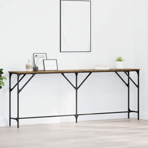 Borough Wharf Console Table Old Wood 200 X 29 X 75 Cm Old Wood 75cm H x 200cm W x 29cm D Borough Wharf Console Table Old Wood 200 X 29 X 75 Cm Old Wood 75cm H x 200cm W x 29cm D