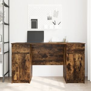 Latitude Run Desk Smoked Oak Engineered Wood 140 X 49 X 76 Cm Writing Desk Rustic Brown Latitude Run Desk Smoked Oak Engineered Wood 140 X 49 X 76 Cm Writing Desk Rustic Brown
