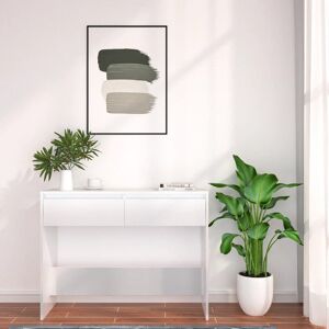 17 Stories Isaish Console Table White 76.5cm H x 100cm W x 35cm D 17 Stories Isaish Console Table White 76.5cm H x 100cm W x 35cm D